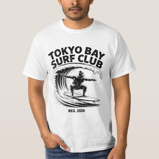 TOKYO BAY SURFKLUBB T SHIRT (Framsida)