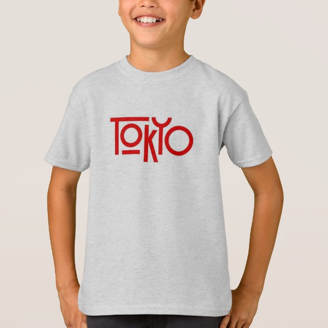 TOKYO - Bold och Bright Äventyr Tee för barn! (Framsida)