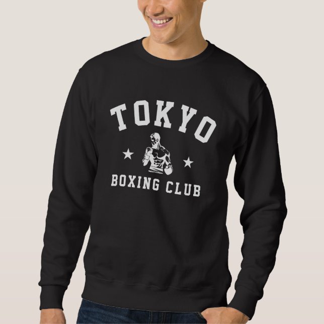 Tokyo Boxningsklubb Lång Ärmad Tröja (Framsida)