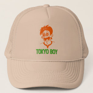 Tokyo Boy (Orange&Grönt Line) Hat Truckerkeps