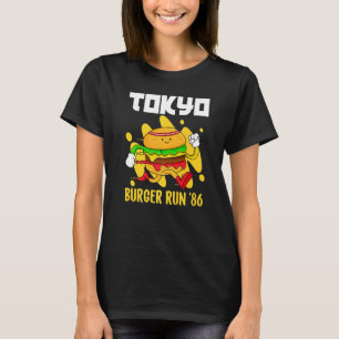 Tokyo Burger Springa sedan 1986 japanska arbetsför T Shirt