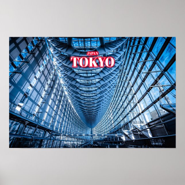 Tokyo City Architecture - Japan Poster (Framsidan)