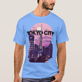 tokyo city i love girl t shirt