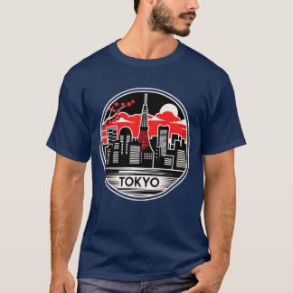 Tokyo City Japan Minimalist pojke T Shirt