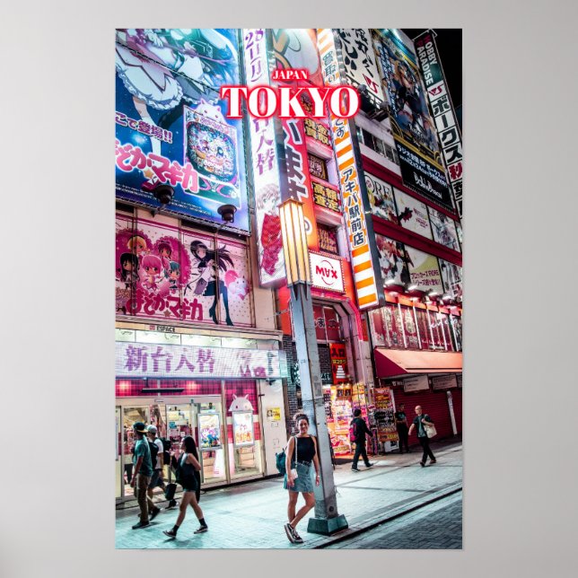 Tokyo City - Japan Poster (Framsidan)