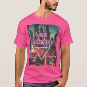 Tokyo City Vaporwave Cyberpunks Japanska Futuristi T Shirt