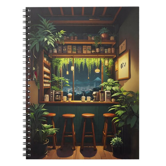 Tokyo Coffee House  Anteckningsbok (Framsidan)