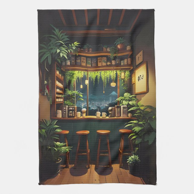 Tokyo Coffee House  Kökshandduk (Vertikal)