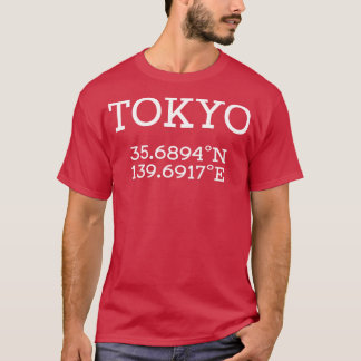 Tokyo Coordinates Design T Shirt