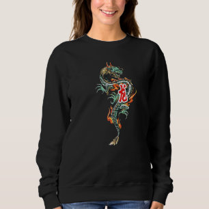 Tokyo-drake Asiatisk Neon Retro 80-talet Japansk D T Shirt