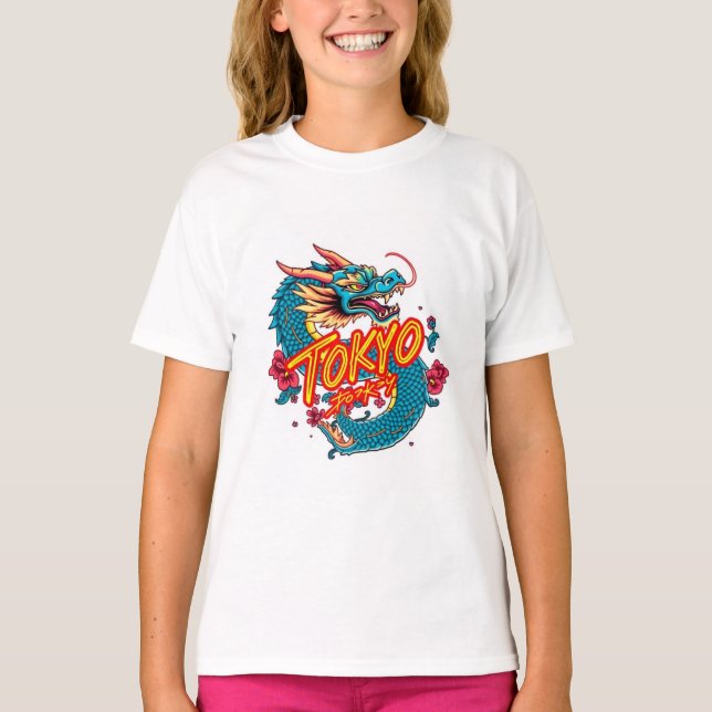 Tokyo-drake T Shirt (Framsida)