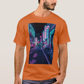 Tokyo En Neon Underland Aktiv T Shirt