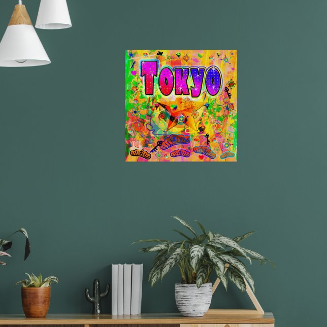 Tokyo Epoch Hour Poster (Vardagsrum 1)