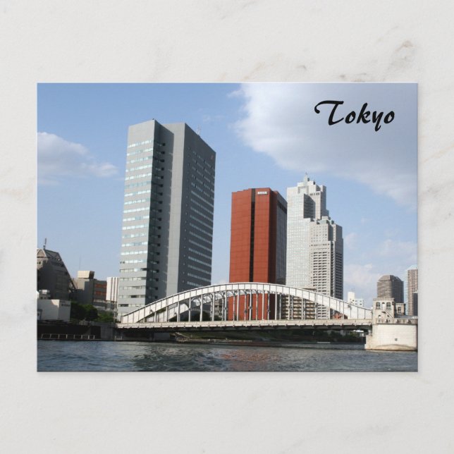 tokyo flodbro vykort (Framsida)