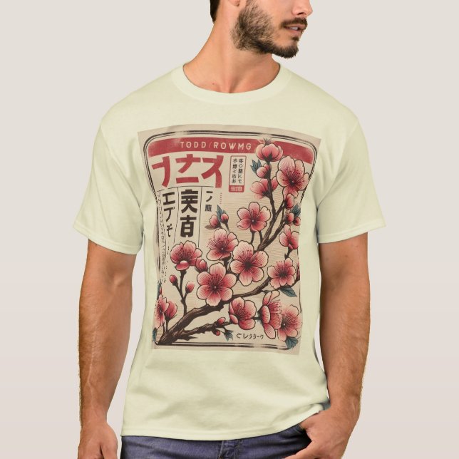 Tokyo Flower Festival Cherry Blommar T-Shirt (Framsida)