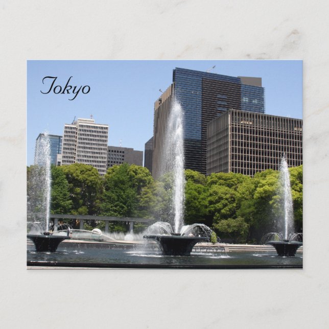 tokyo fontän vykort (Framsida)