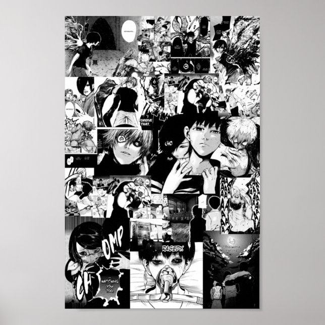 Tokyo Ghoul Manga Collage Poster (Framsidan)