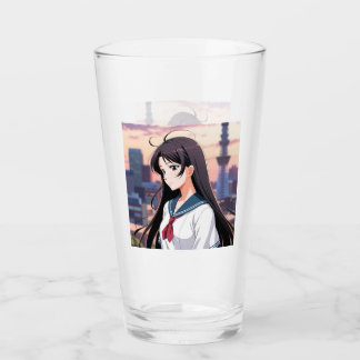 Tokyo Girl glass Glaskopp