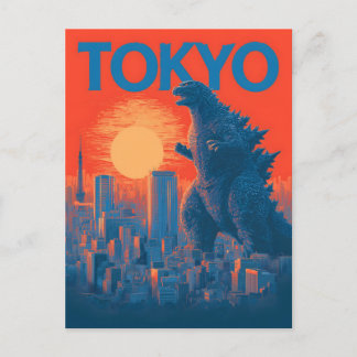 Tokyo Godzilla vintage Vykort