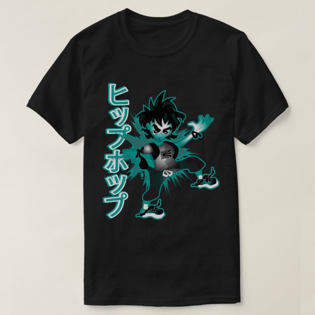 Tokyo HipHop Kung  T Shirt (Design framsida)