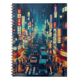 Tokyo i rörelse anteckningsbok
