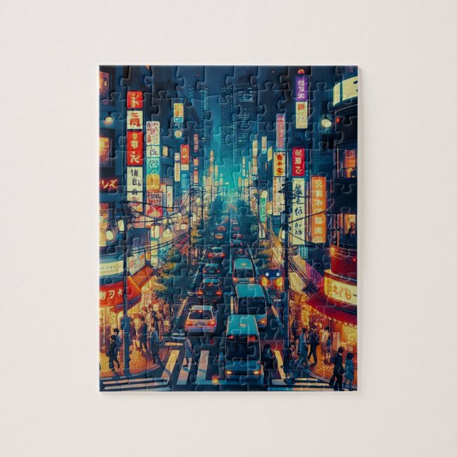 Tokyo i rörelse pussel (Vertikal)