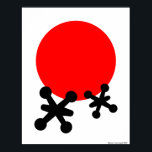 Tokyo-Jackar - poster med poppgrafik<br><div class="desc">Jag kunde inte låta bli att se det röda boll som det stigning sol på det japanska flagga. För att poster det kombinerade jag mitt kärlek i Japan och ett av mina favoritspel i barndomen, Jackar. OBS! Den här poster skapades som en standardstorlek 22x28. För att få detta storlek slå...</div>