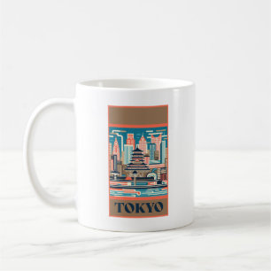 Tokyo Japan Art Deco Kaffemugg