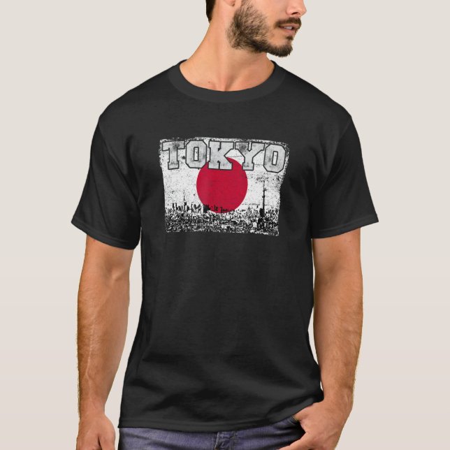 Tokyo Japan Asia T Shirt (Framsida)