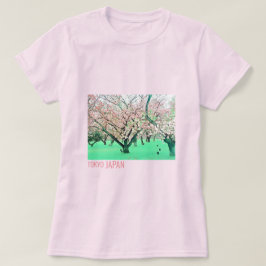Tokyo Japan Cherry Blommar Vår resa T Shirt