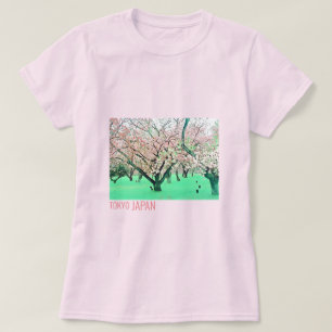 Tokyo Japan Cherry Blommar Vår resa T Shirt