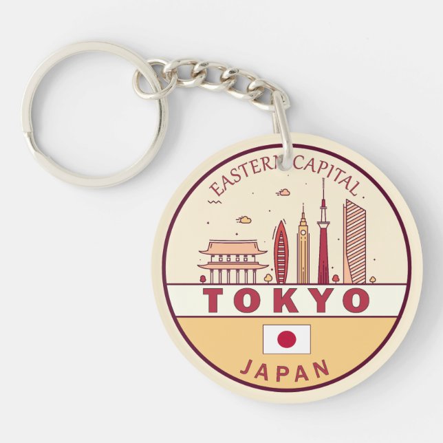 Tokyo Japan City Skyline Emblem (Framsidan)