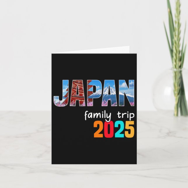 Tokyo Japan Familjeresa 2025 Sommarlov Äventyr Kort (Framsida)
