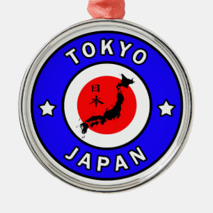 Tokyo Japan Julgransprydnad Metall