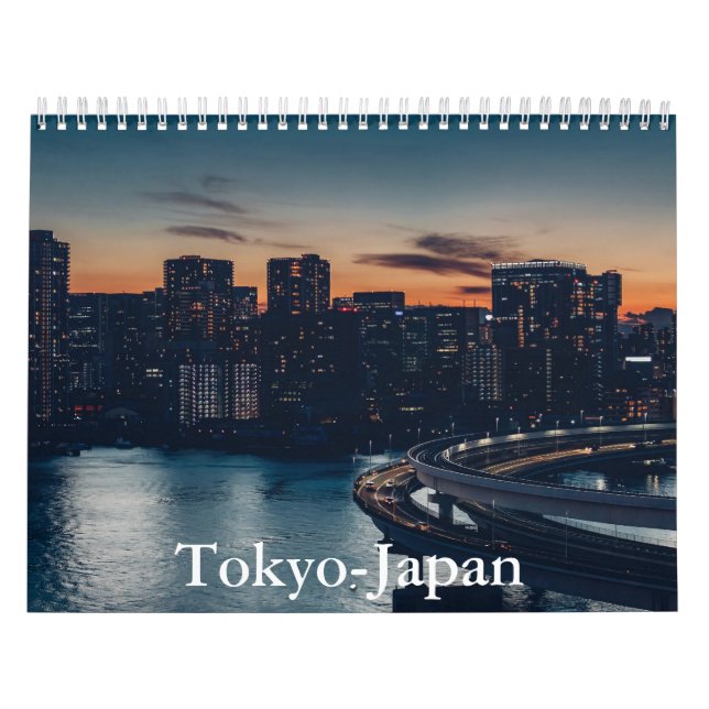 Tokyo-Japan-kalender Kalender (Omslag)