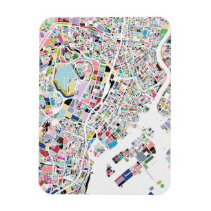Tokyo Japan karta Magnet