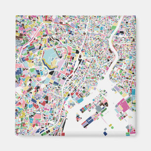 Tokyo Japan karta Magnet