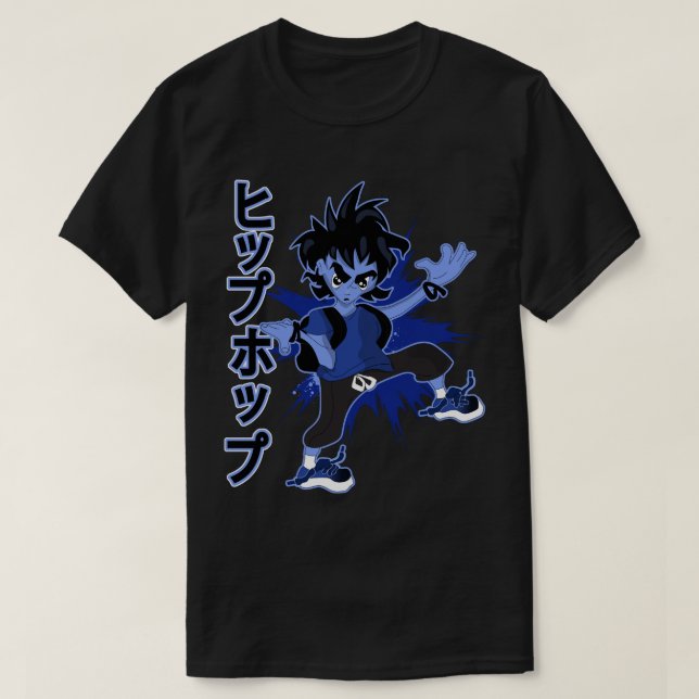 Tokyo & Japan loves hiphop T Shirt (Design framsida)