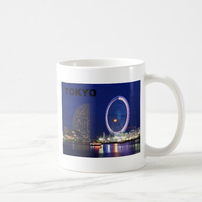 Tokyo Japan natt (St.K) Kaffemugg (Höger)
