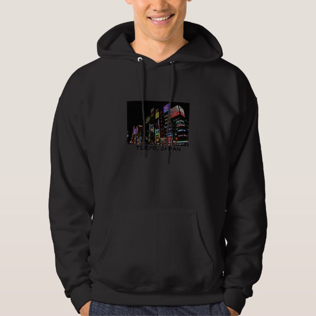 Tokyo Japan neon tänder tröjan Hoodie (Framsida)