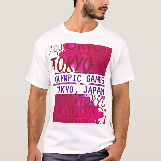 Tokyo, Japan, Olympiska spelen T Shirt (Framsida)