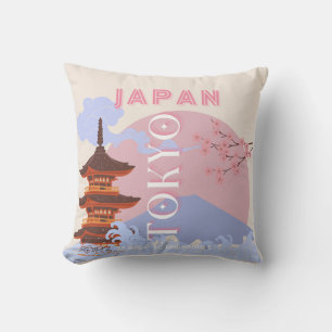 Tokyo Japan Resa Konst, Retro Resa Konst, Rosa Kudde
