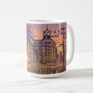 Tokyo Japan Resa Konst Vintage Kaffemugg