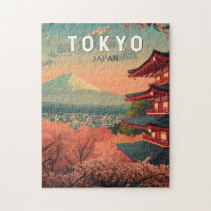 Tokyo Japan Resa Konst Vintage Pussel