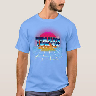 Tokyo Japan Retrowave-utfall T Shirt