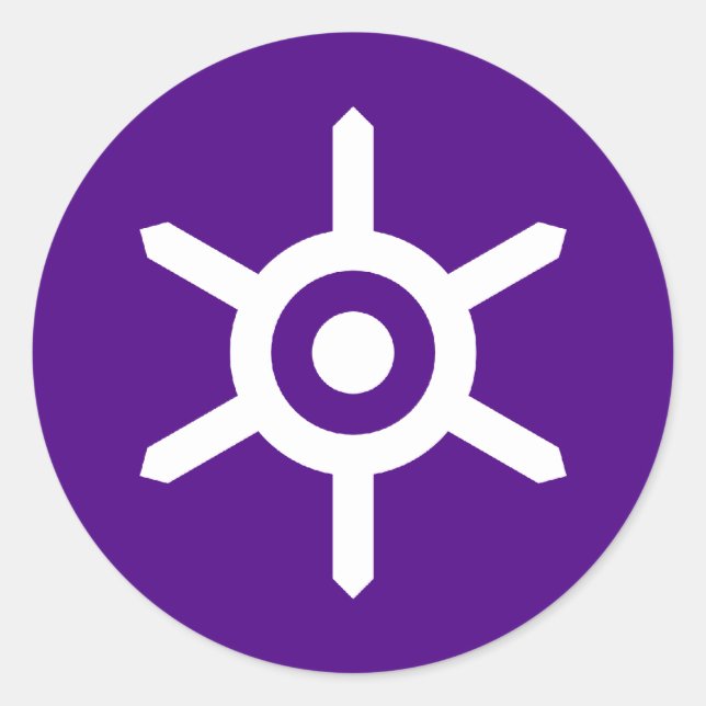 Tokyo, Japan Runt Klistermärke (Framsida)