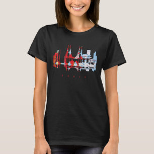Tokyo Japan Siluett Neon Resa T-Shirt