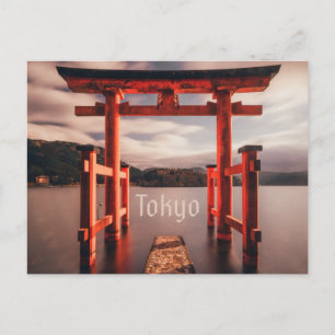 Tokyo Japan Sjö bergen Vykort