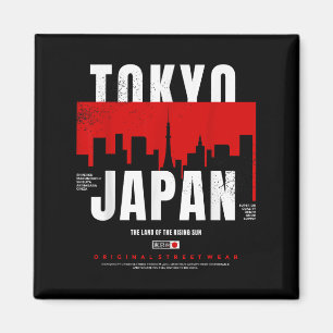 Tokyo Japan Solens Uppgångsland Original St Magnet