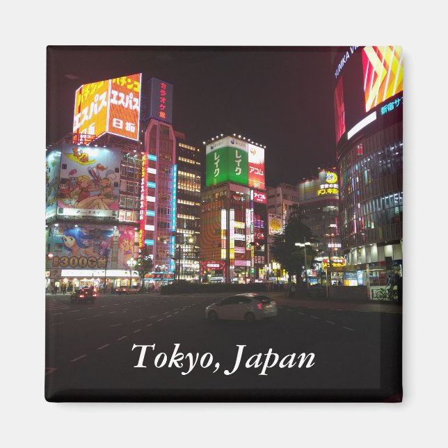 Tokyo Japan Souvenir Photo Magnet (Framsidan)